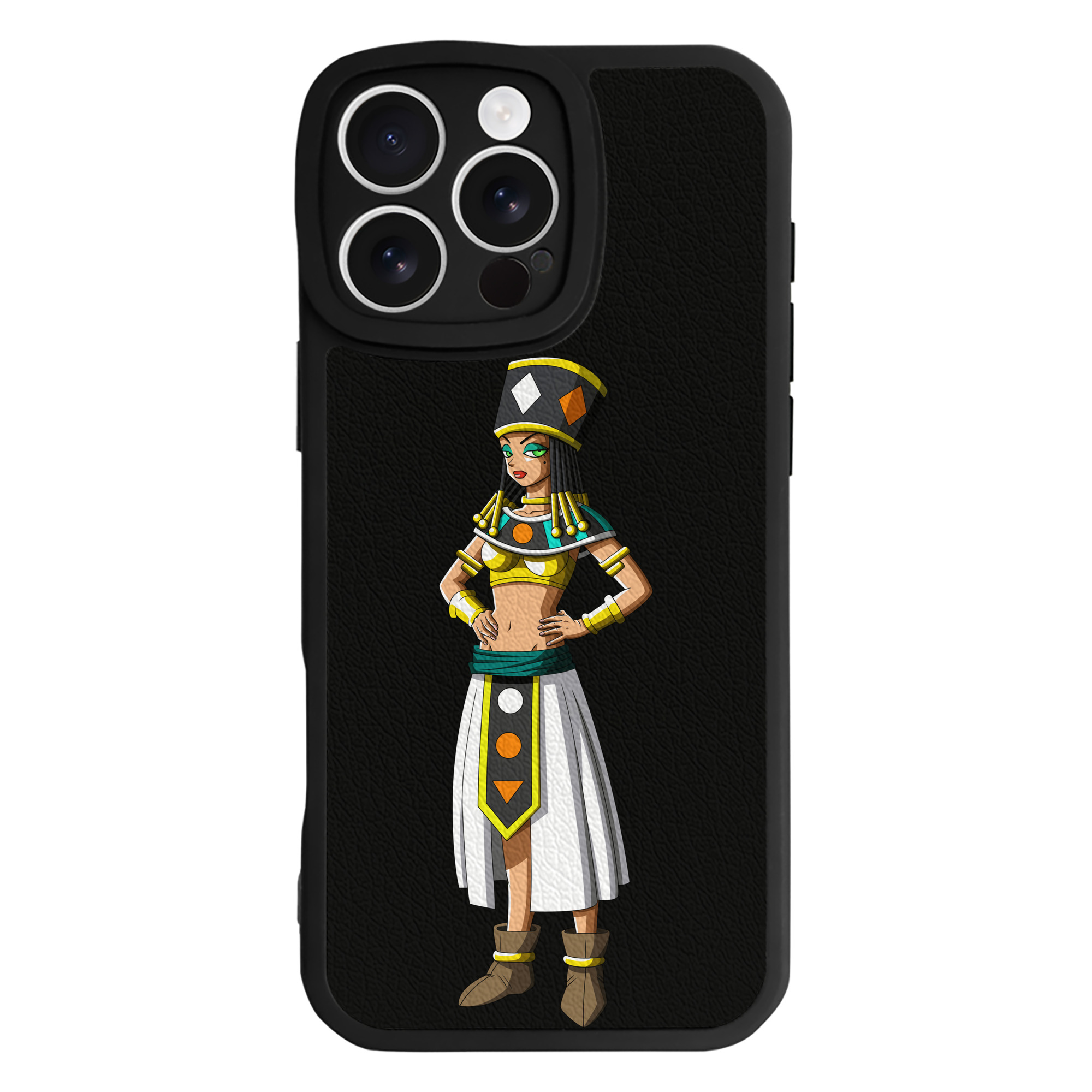 （画像用） ドラゴンボール DRAGON BALL 【iPhone 16シリーズ対応】シリコンスマホケース（レザー調） 材質：シリコン